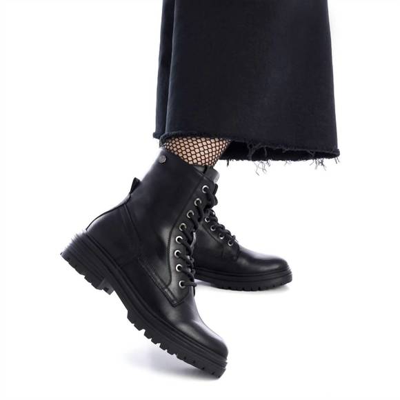 NEW XTI women's combat booties in black - Picture 5 of 5